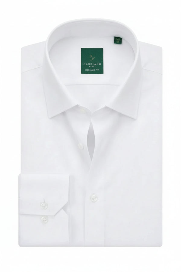 Gabbiano Royal Classic Bamboo Dress Shirt in White Main