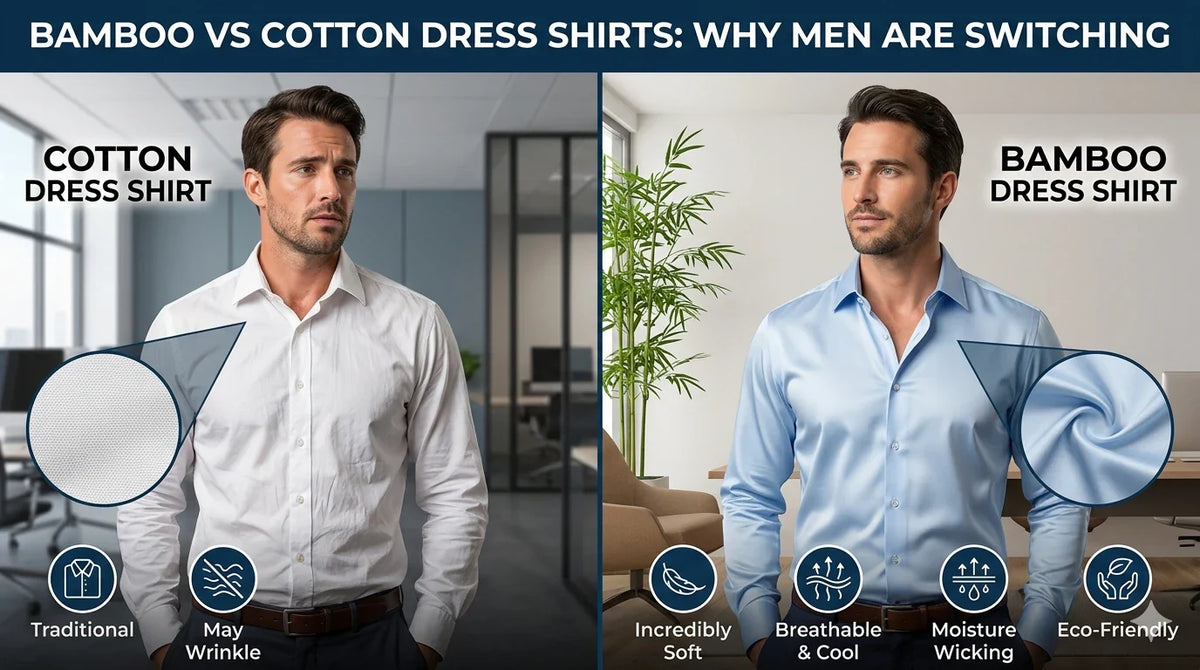 Bamboo vs Cotton Dress Shirts: Why Men Are Switching