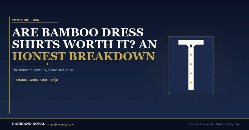 Are bamboo dress shirts worth it — fabric comparison guide by Gabbiano Royal