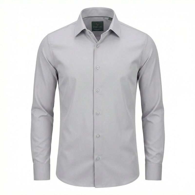 Gabbiano Royal Classic Bamboo Dress Shirt Grey Model
