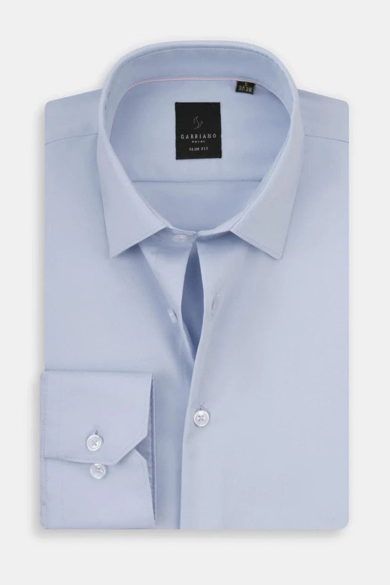 Gabbiano Royal Classic Bamboo Dress Shirt in Light Blue Main