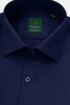 Gabbiano Royal Classic Bamboo Dress Shirt Navy Front 