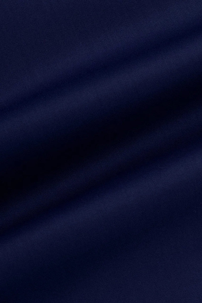Gabbiano Royal Classic Bamboo Dress Shirt Navy Detail