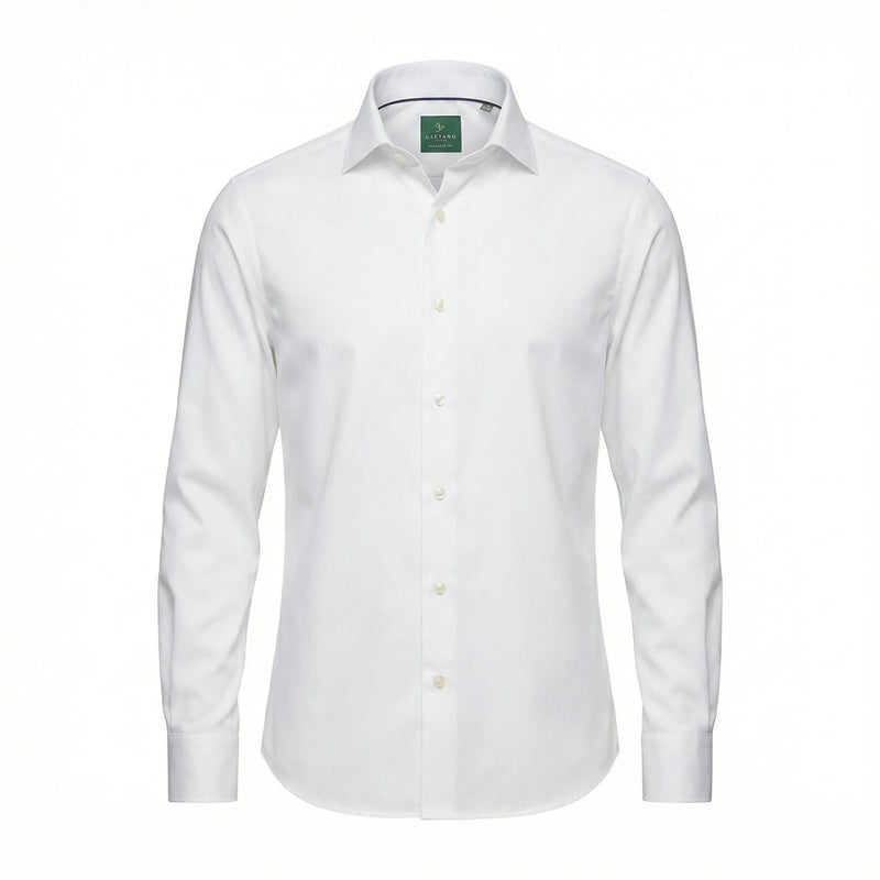 Gabbiano Royal Classic Bamboo Dress Shirt White Model